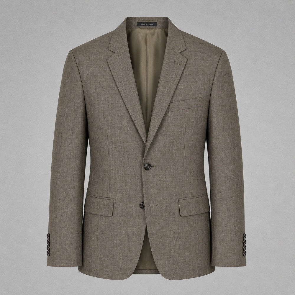 Lauren Ralph‎ Lauren Mens 50R Blazer Olive Wool Blend 2-Button Jacket 50R